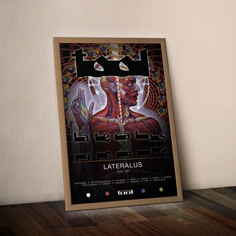 Tool Poster | Lateralus Poster | Album Poster Prints | Wall Decor Posters | Album Cover | Rock Music Poster