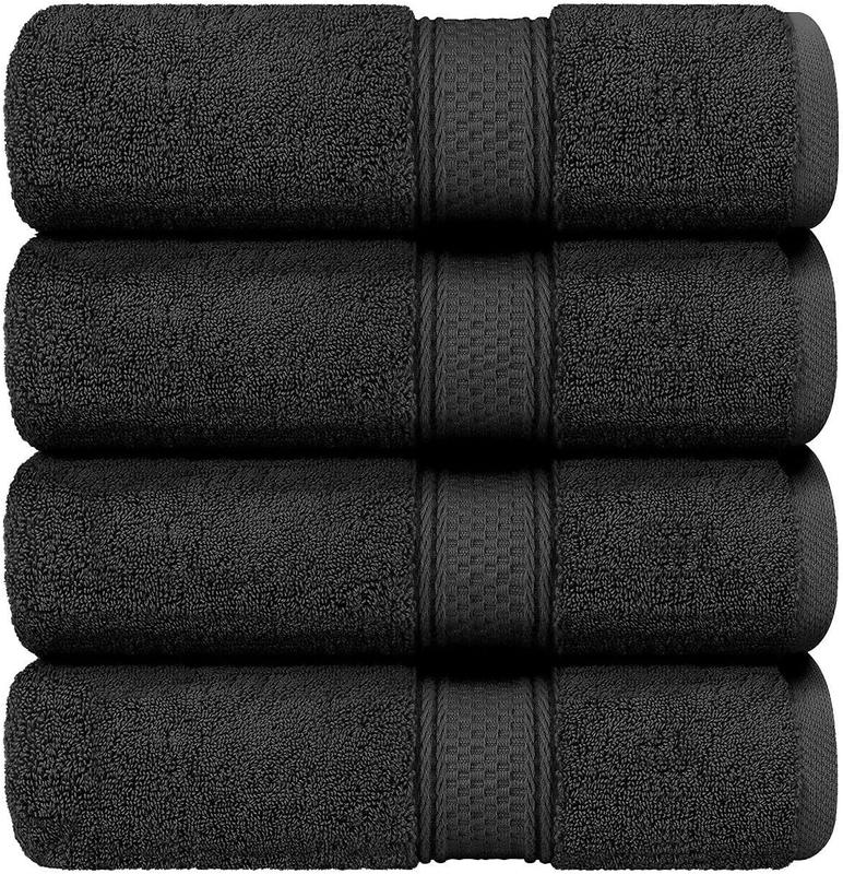 Pack of 4 Hand Towels Set Super Absorbent 550GSM 100% Cotton Hotel Quality Quest Towels Set Small Hand Towel For Bathroom Size 50x80  bathtowel quick-dry plain Kitchen Towel 1