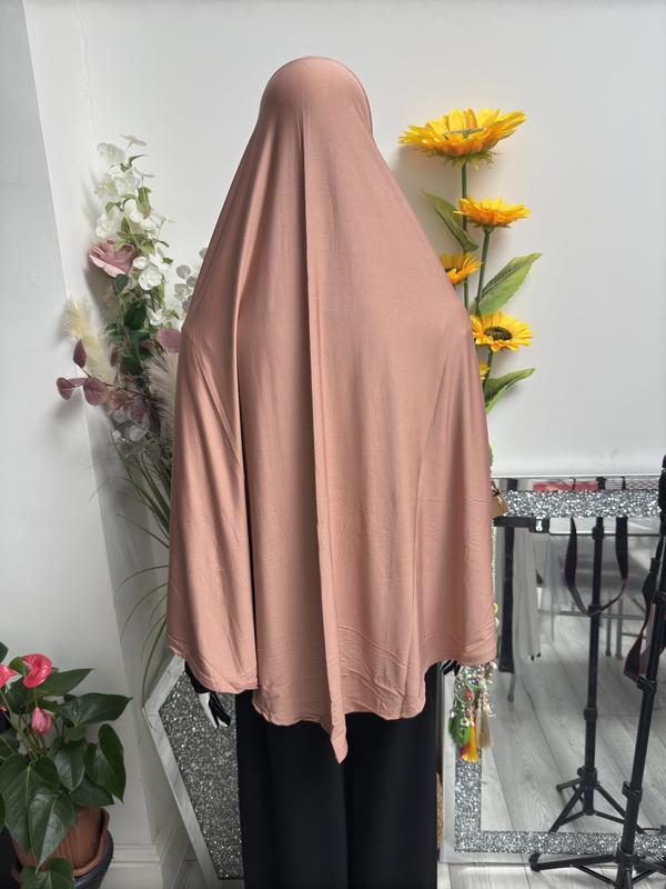 Soft Cotton-Viscose Ready-Made Hijab for Women | Comfortable Modest Wear Headscarf with Full Coverage in 10 Colors | Perfect for Daily Use, Prayer, and Islamic Fashion 4