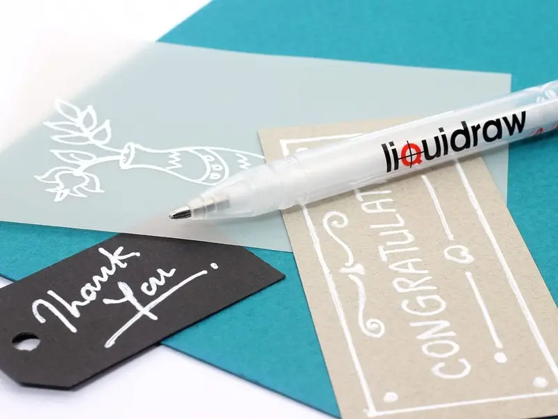 White Gel Pens For Art, Black Paper 0.8mm Fine Point Gel Pen For Artists, Highlights, Drawing, Writing & Sketching Designs 5
