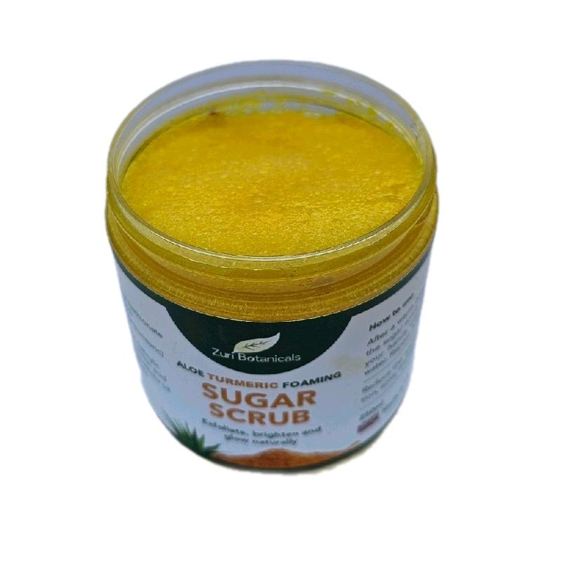 Aloe vera and Turmeric Foaming Sugar Scrub 2