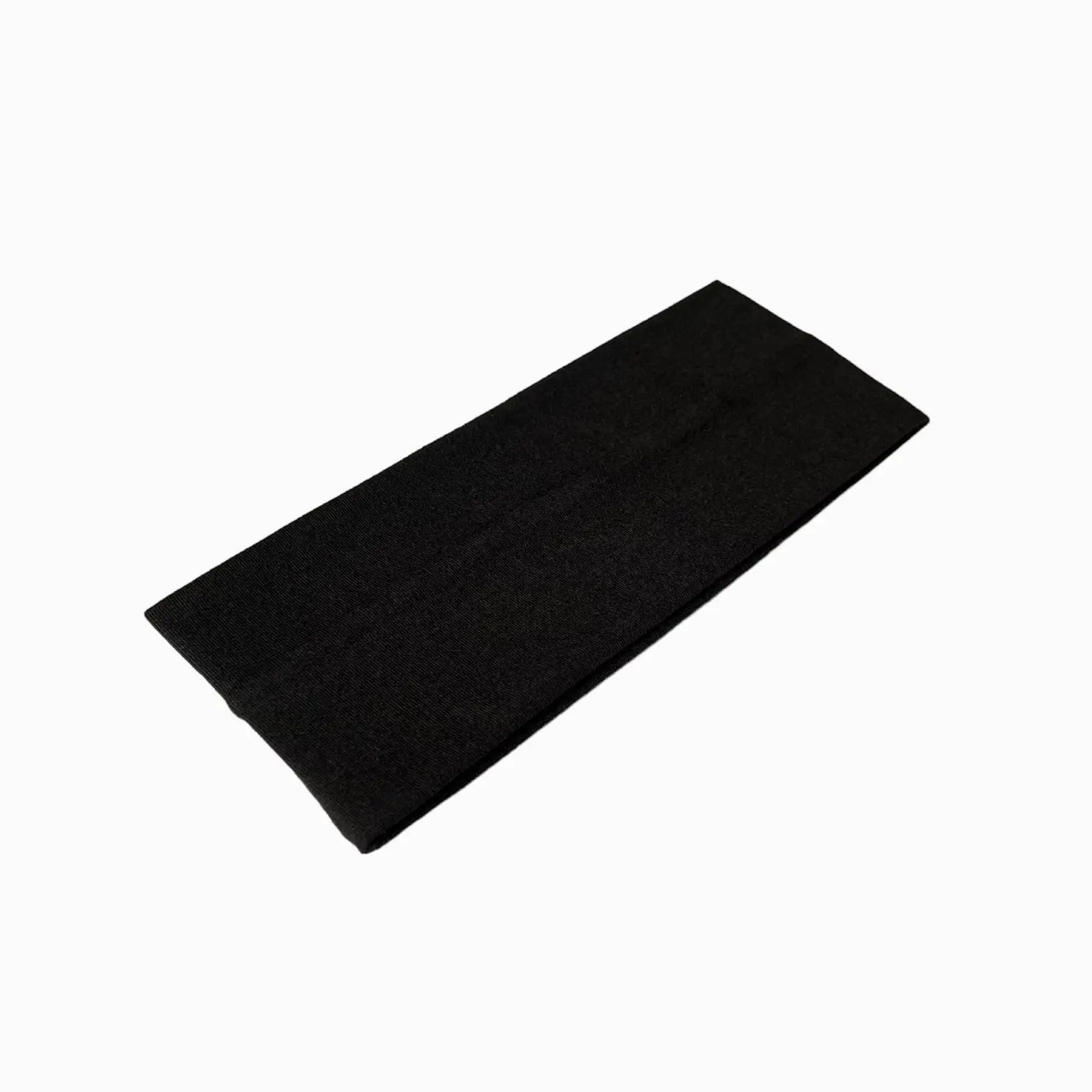 9cm Wide Headbands Soft Head Band Plain Stretchy Unisex Kylie headband Bandeau Headbands for Women & Men Gym Yoga Hair Band (Black)