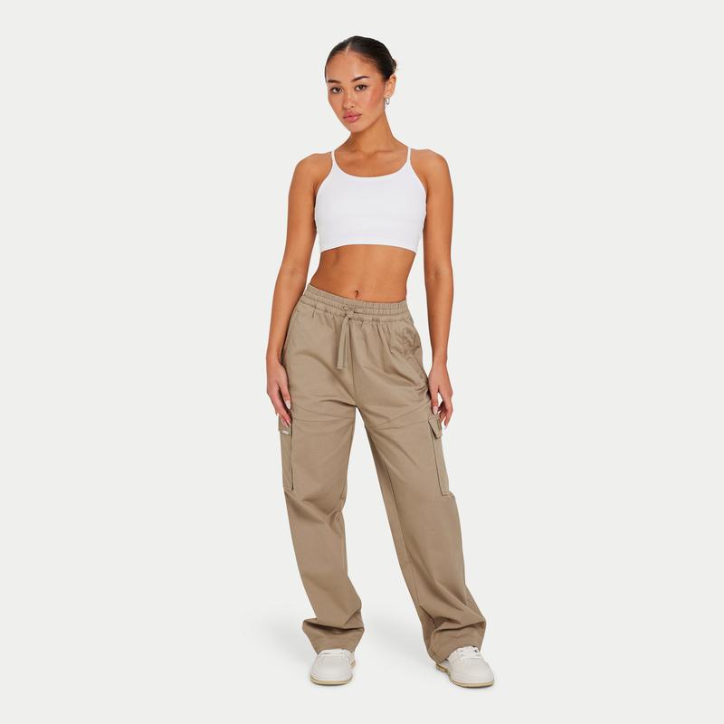 Womens Essential Crop Top - White 2