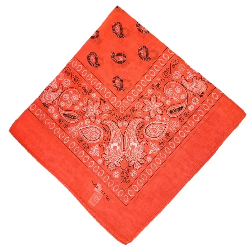 Bandana Paisley Print neck head scarf 100% Cotton Unisex Mixed Colour Pattern 6