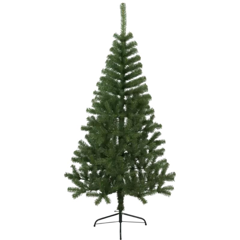Christmas Tree Artificial 4/5/6/7ft Deluxe With USB LED Remote Lights and Stand Metal Plastic Ornaments Decoration 1