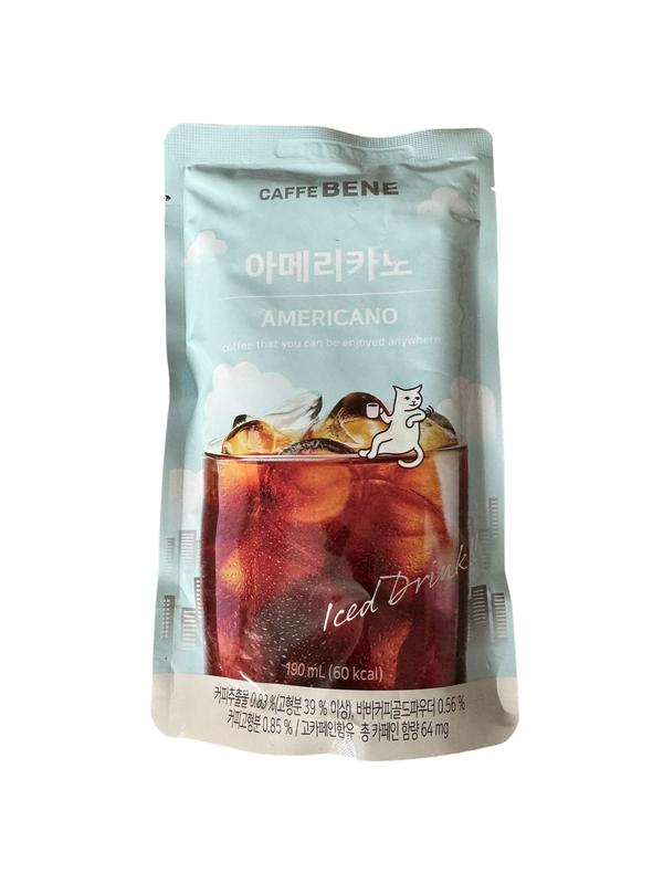 Caffe Bene 190ml Iced Drinks Pouch, choose from coffee or fruity flavours 2