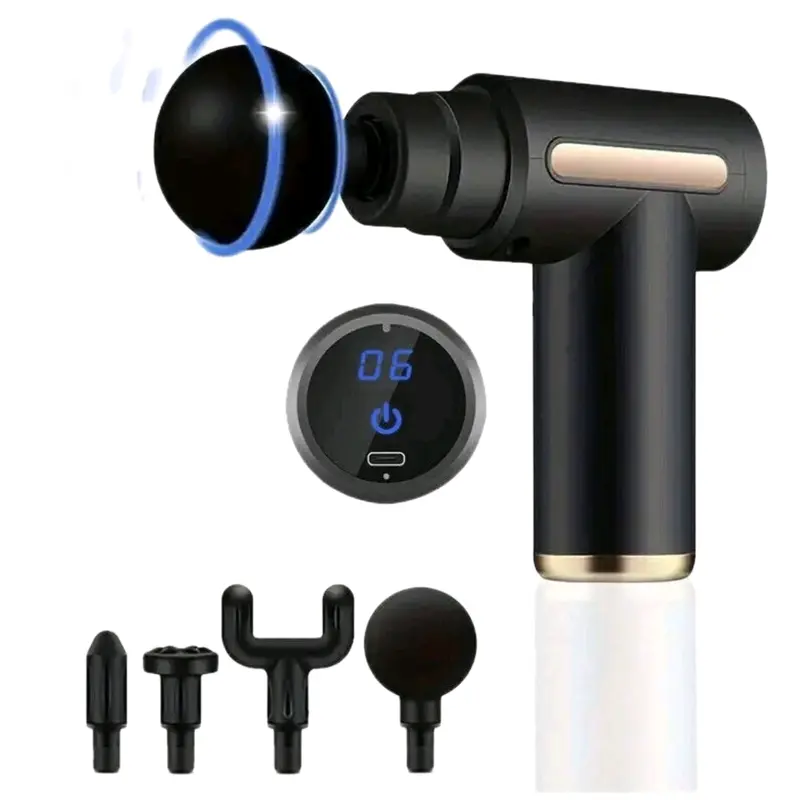 Deep Tissue Massage Gun with 4 Heads for Relaxation Therapy - Comfort 2
