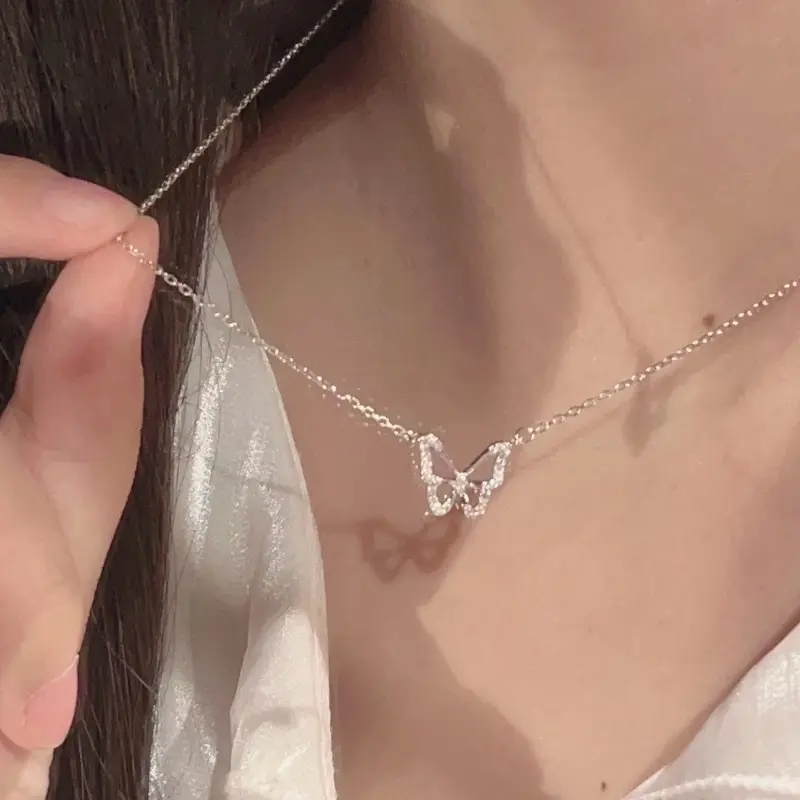 Beautiful butterfly necklace as a gift for your girlfriend