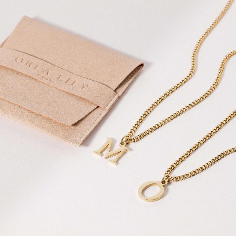 Kady Initial Necklace - Personalized Name Pendant / 18k Gold Plated / 100% Waterproof / Tarnish Free - Fashion Initial Necklace , 18K Necklace, Intial jewellery 2
