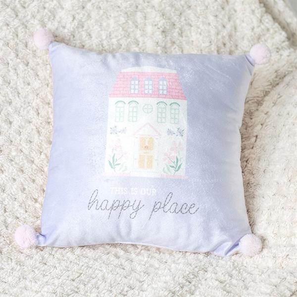35cm Square This Is Our Happy Place Square Cushion 0