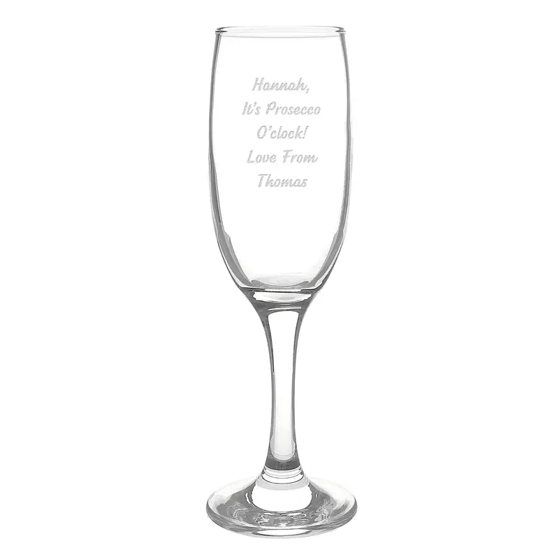 Personalised Any Message Prosecco Flute 1