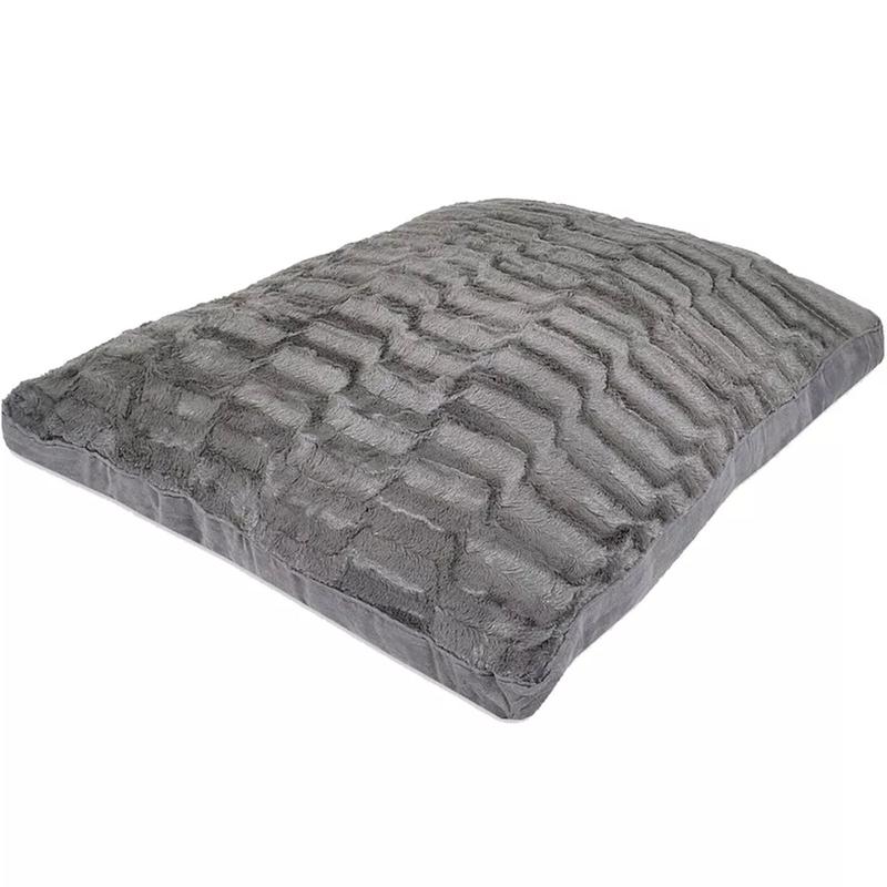 Luxury Fur Dog & Cat Pet Bed – Jumbo 70x50cm Soft Cushion Mattress | Ultra-Comfortable & Washable Pillow for Small to Medium Pets | Stylish, Cozy & Durable Design | Ideal for Lounging, Sleeping & Relaxing | Perfect for Home, Crate or Travel Use 4