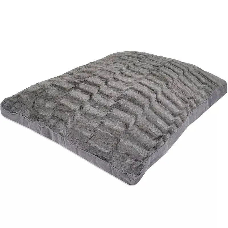 Luxury Fur Dog & Cat Pet Bed – Jumbo 70x50cm Soft Cushion Mattress | Ultra-Comfortable & Washable Pillow for Small to Medium Pets | Stylish, Cozy & Durable Design | Ideal for Lounging, Sleeping & Relaxing | Perfect for Home, Crate or Travel Use 4