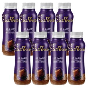 Cadbury Creamy Chocolate Milkshake 250ml - Pack of 8, Beverage