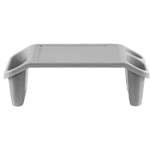Laptop Tray, Bed Table, Portable Standing Desk for Bed, Sofa, Laptop Stand, Bed Tray, Breakfast, Coffee Tray, Notebook Stand, Reading, Eating, Drawing, Working for Adults and (Grey) 0