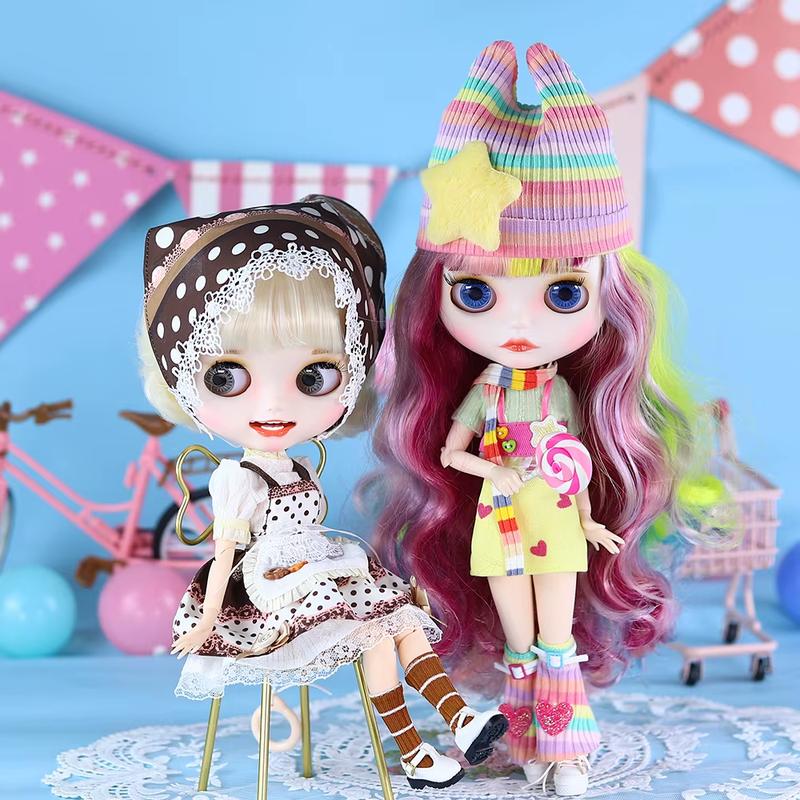 ICY DBS Blyth Doll BJD Joint Body White Skin Dopamine Girl Set 1/6 Toy 30cm Girl Gift Anime 1