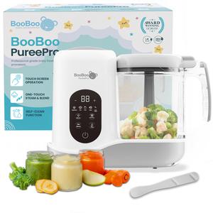 BooBoo PureePro Baby Food Maker, Multifunctional Food Processor Chopper, Puree Blender And Steamer