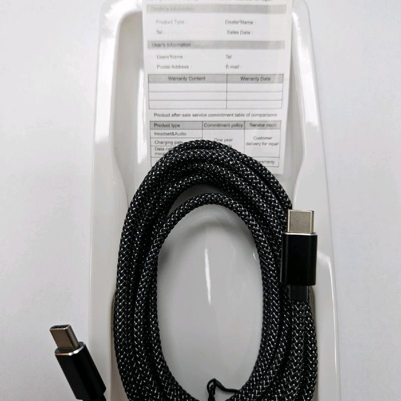Type C to C Cable with Aluminium Shell and Extra Strong Braided Cable for Fast Charging - Compatible with Smartphones and Cellphones 6