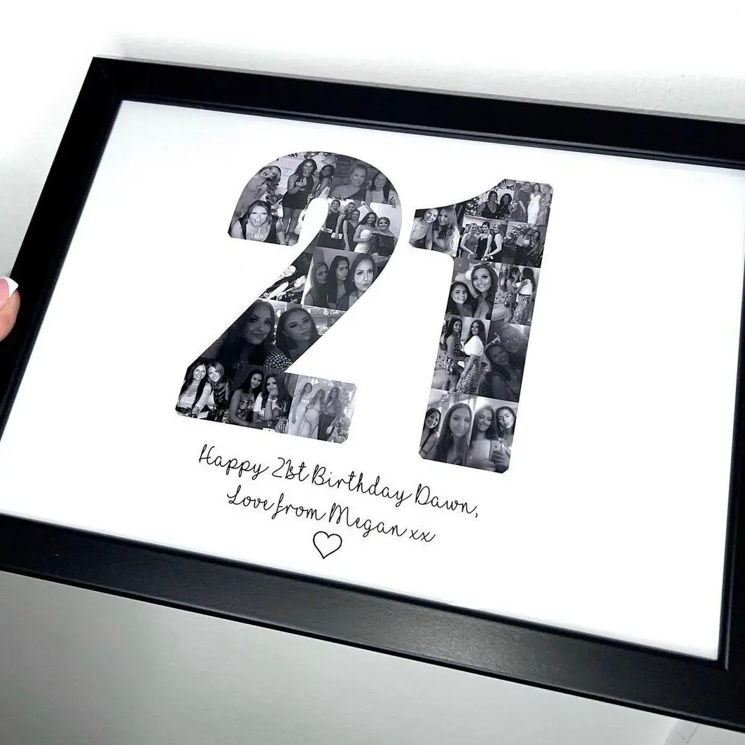 Personalised 21st birthday print (once ordered I will send over a link for personalisation) (can be any number!)