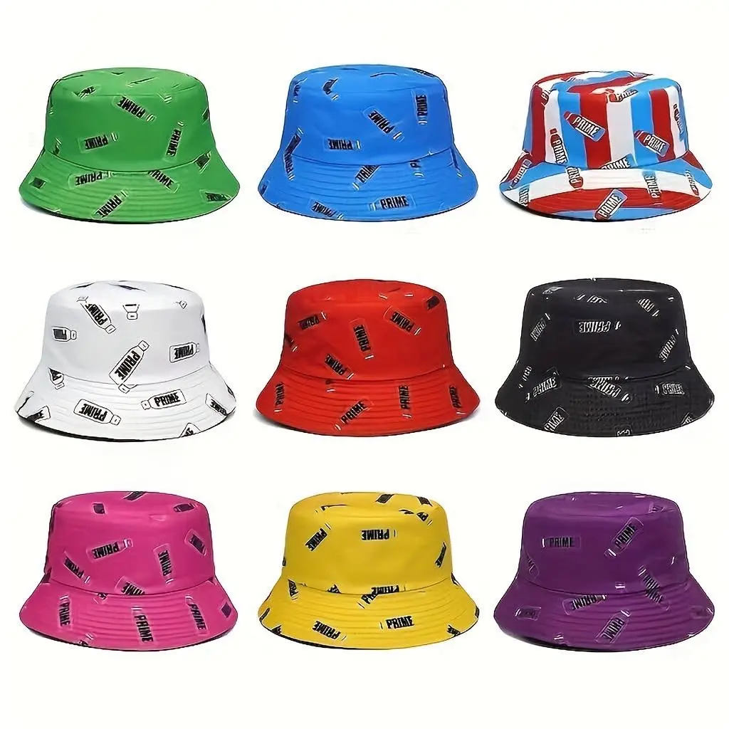 Prime bucket hat various colours reversible