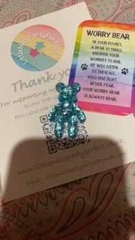 Product Review of Worry Bear Keepsake Bear, Anxiety, Mental Health - Gift Present Ideas from 🎀**🎀 0