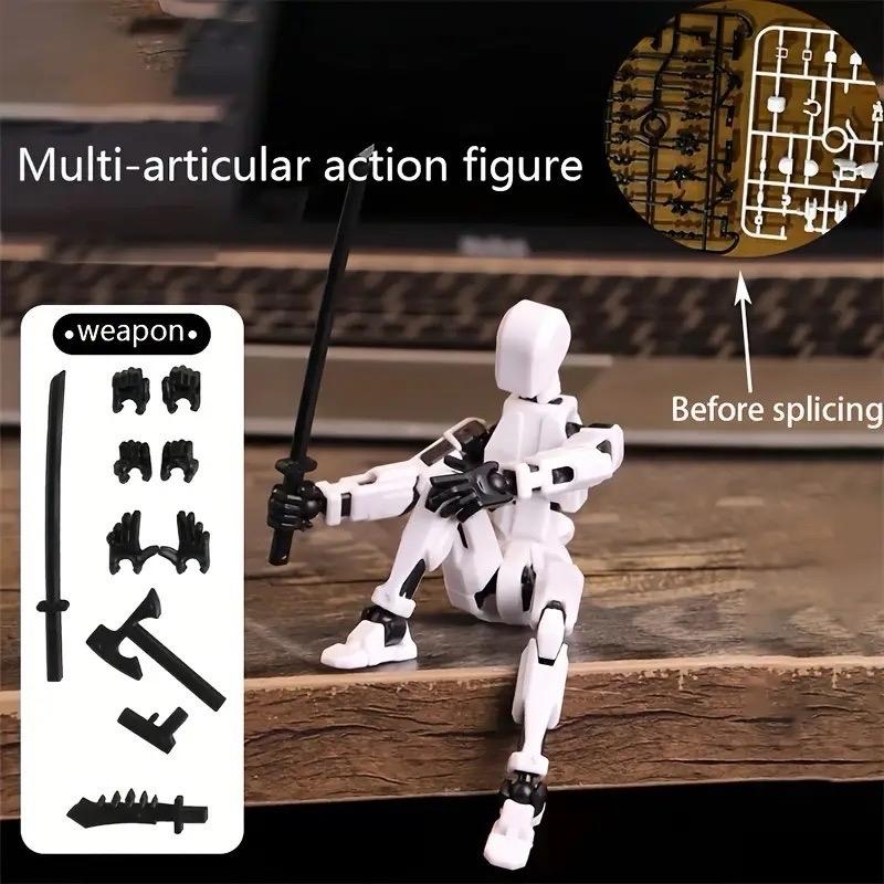 DIY 3D Action Figure Kit Dummy 13 D13 Joint Movable Polycarbonate Material for Creative Play 3D Printing 9
