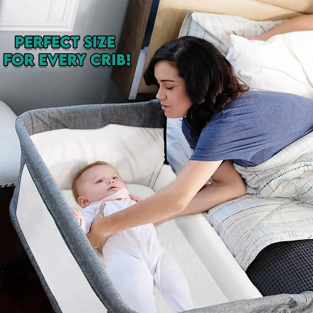 Next to me chicco Deluxe Crib Mattress Compatible Bedside Crib (83 x 50 x 5 cm)