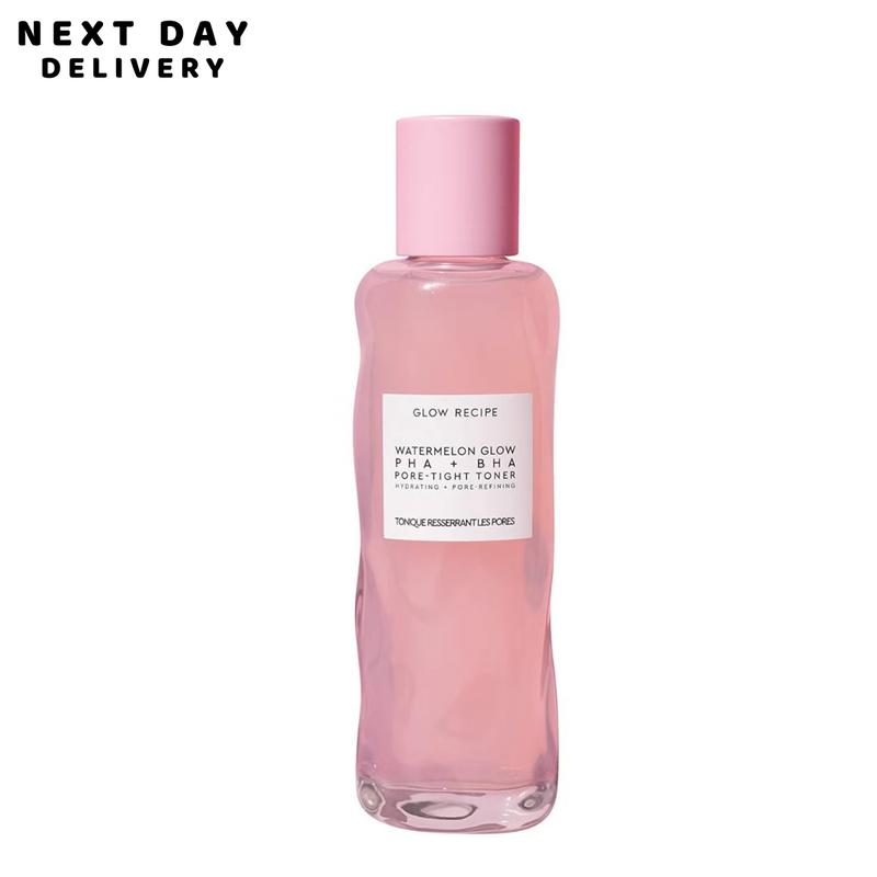 GLOW RECIPE Watermelon Glow PHA + BHA Pore-Tight Skincare Toner for Skin Repair [Next Day Delivery] Comfort Hydrating Moisture 1