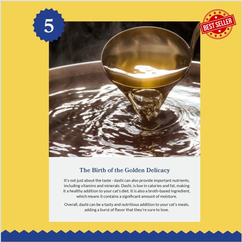 Dashi Delights: Chicken with Tuna Recipe (6 x70g) / Bits in Broth Cat Food Topping, Rich in Protein, Natural Ingredients, Delicious and Healthy 4