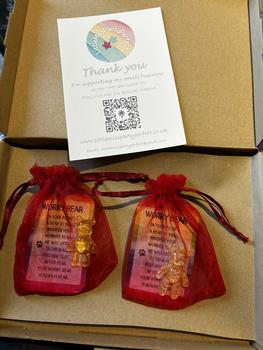 Product Review of Worry Bear Keepsake Bear, Anxiety, Mental Health - Gift Present Ideas from S**✨ 0