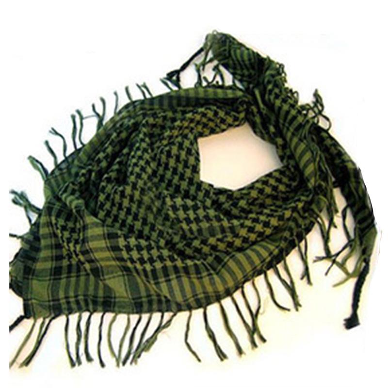 Product Introduction of Summer Unisex Tactical Arab Cycling Mask Scarf For Man Women Fashion Lightweight Hijab Scarf Spring Army Plaid Head Scarf Mask 8