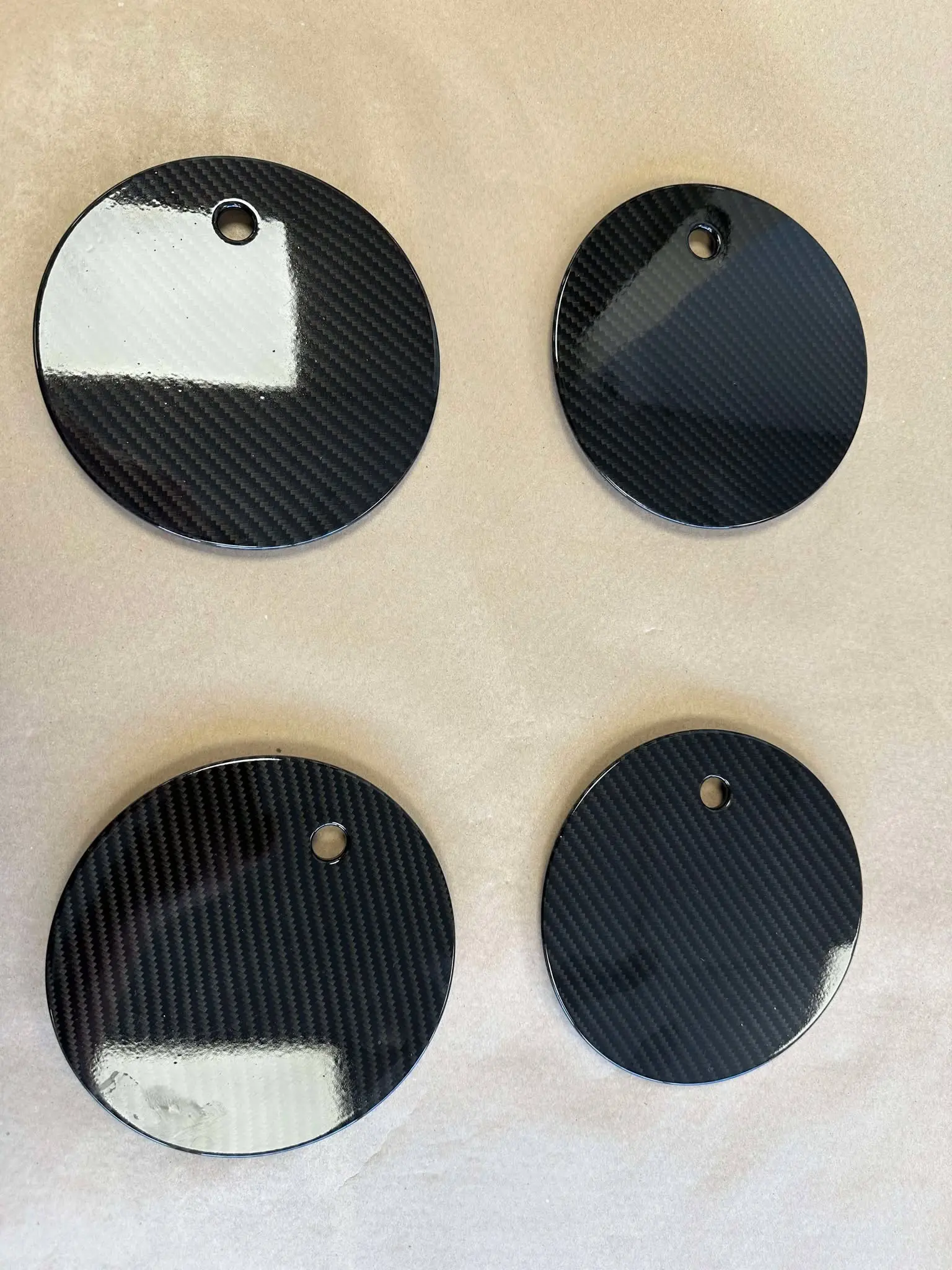 smoked carbon filler caps for st150/fiesta