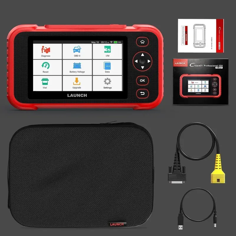 OBD2 Code Reader CRP123i V2.0 OBD2 Scanner, OBD2 Diagnostic Tool with 4 System ENG/ABS/SRS/AT Diagnosis, 7 Reset Throttle/Oil/SAS/DPF/ABS/Brake/BMS Auto, Lifetime Software Update 6