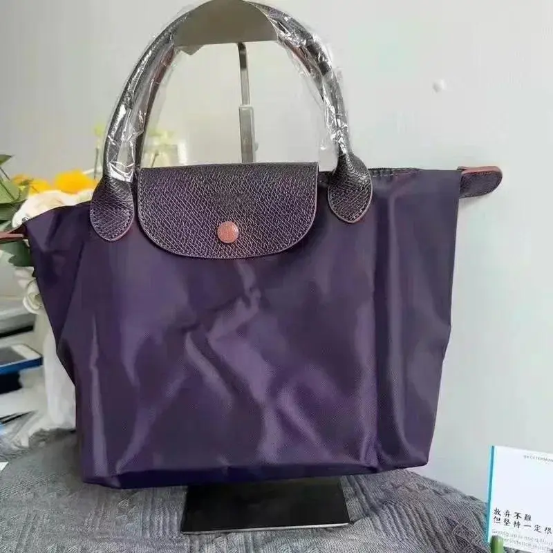 Women Folding Designer Fashion Casual Shoulder Bag High Quality Nylon Handbags Sac Large Capacity Classic Tote Bag New 4
