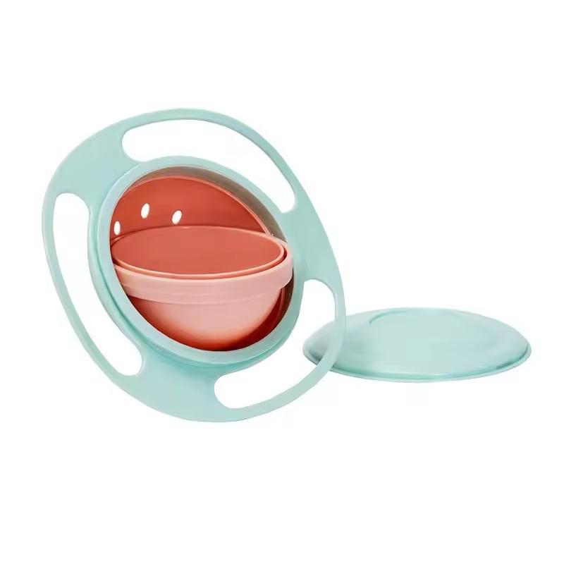 Baby Feeding Bowl Gyro Bowl 360 Degree Rotation Spill Resistant Feeding Dishes for Baby Training Children Spill-Proof + kids + gadget + Kitchen supplies + crockery + beauty + feeding bowl + gadget 6