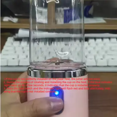 Portable Blender Bottle Electric 6 Blades Multifunction Juice Blender Fresh Juice Smoothie Blender Ice CrushCup Food Processor 4