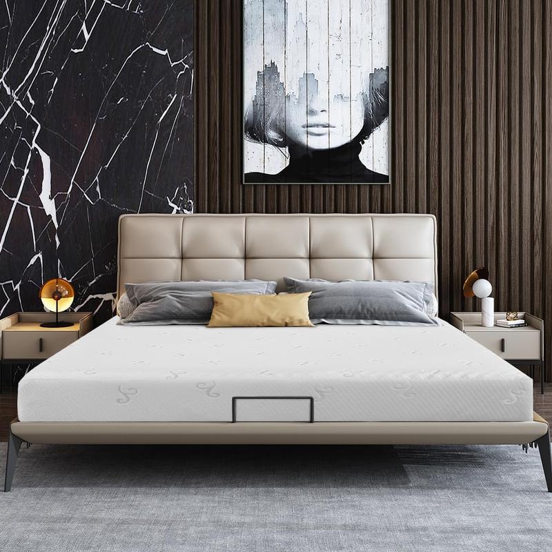 Mattress 6.29 inch/16 cm Memory Foam with Anti Mite Breathable Knitted Removable Zipper Cover Medium Soft 1