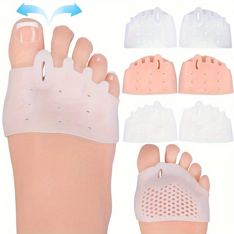 Silicone Gel Toe Separator Pads, 2pcs Set with Honeycomb Breathable Design, Universal Foot Care Toe Spacers for Men and Women, Comfortable and Durable, Latex-Free, Washable and Reusable 0