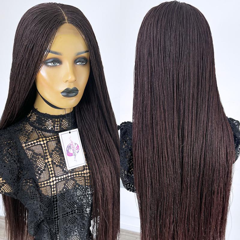 Micro Needle Senegalese Twists - Braided Wig for Women -#33 5