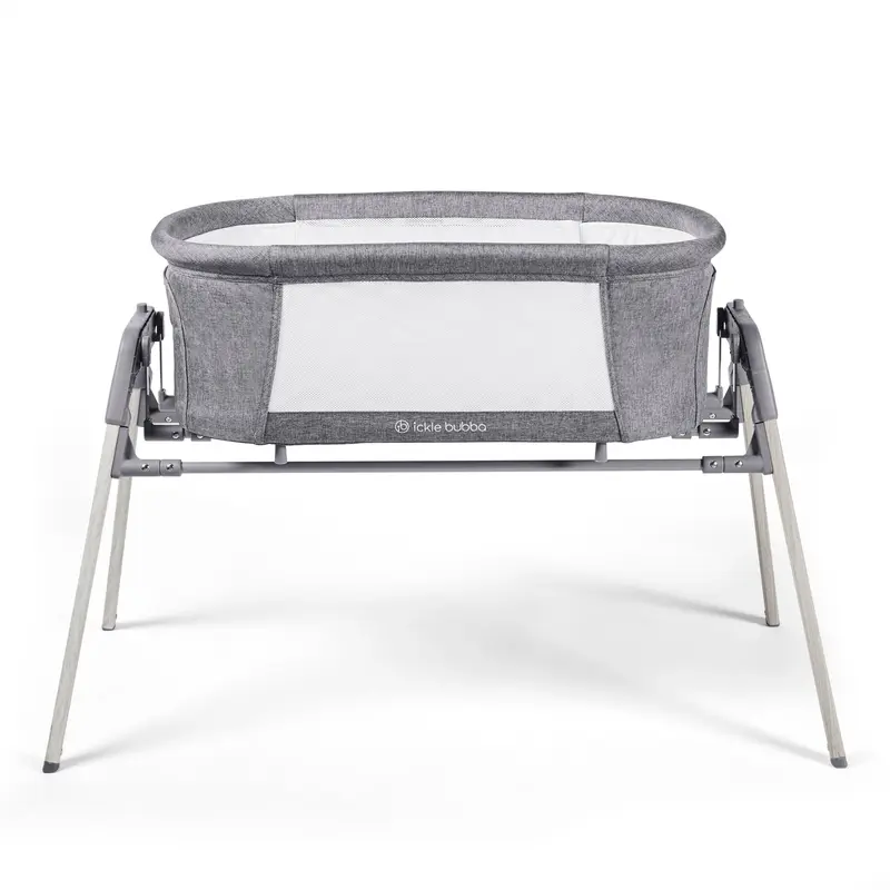Ickle Bubba Drift Gliding Crib - Ash Grey 1