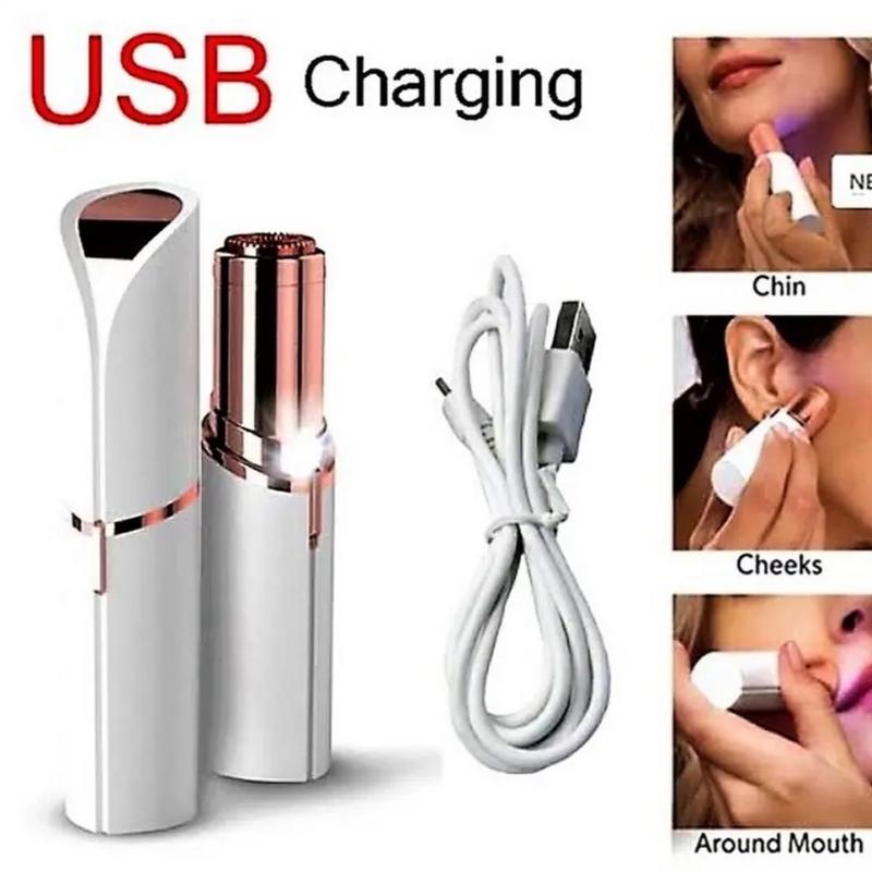 Flawless Facial Hair Remover 18K Gold Plated USB Rechargeable 1