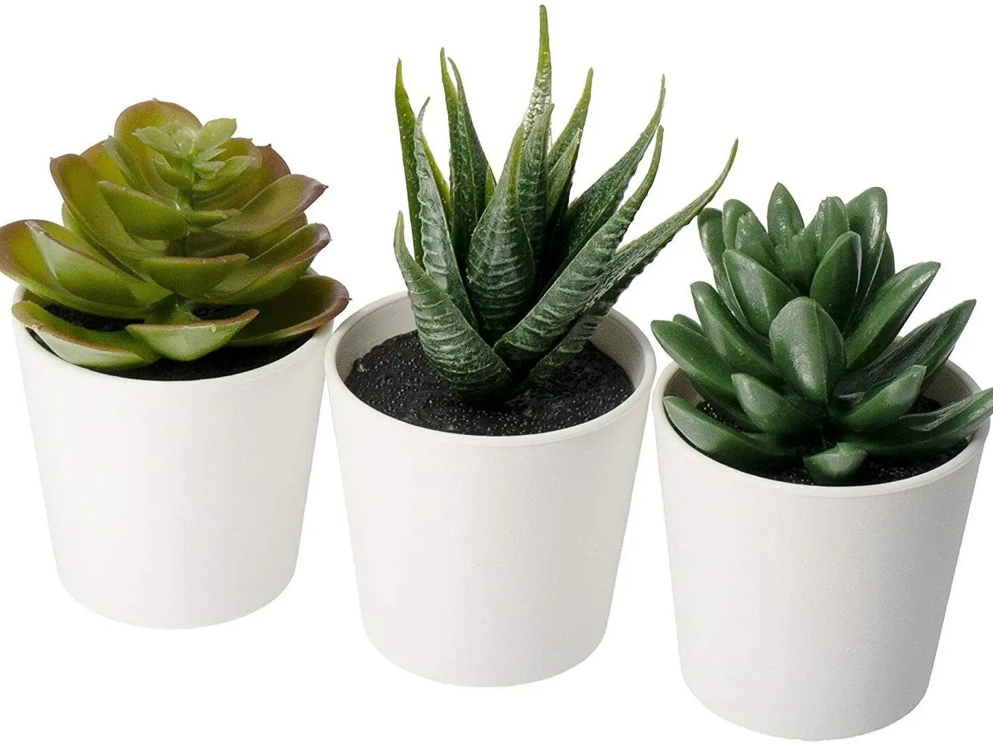 IKEA FEJKA Artificial potted plant with pot, in/outdoor Succulent 6x12cm 3 Pack