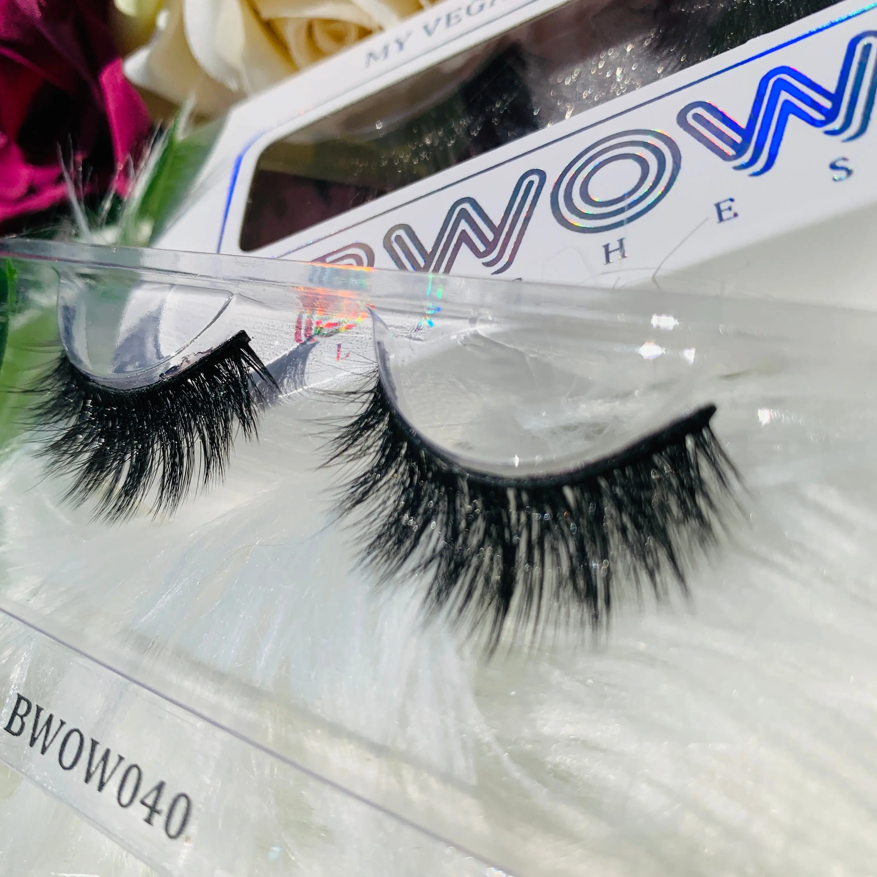 Eco-Friendly 3D Silk Protein Lashes BWOW040