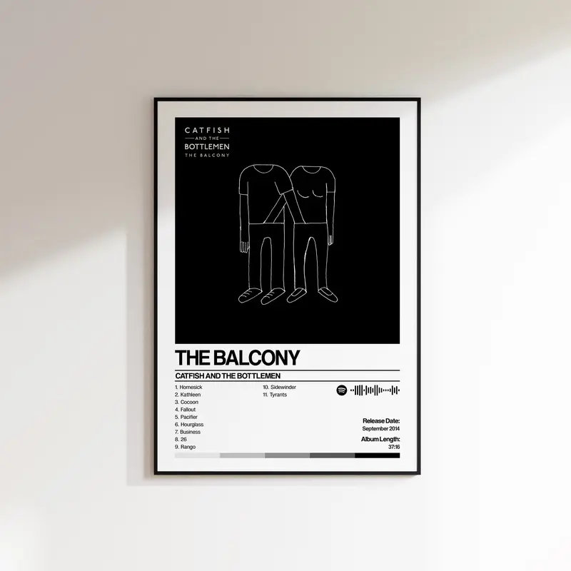 Catfish And The Bottlemen | Custom Album Artwork Print | Unique Poster Wall Art for Music Fans etsy prints 6