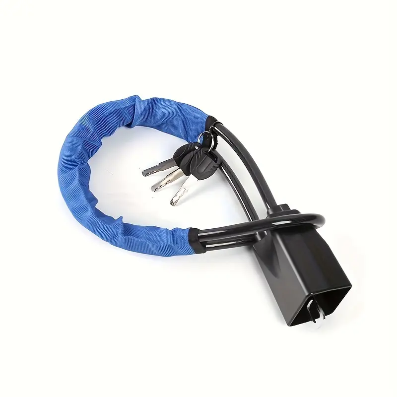Premium Car Anti-Theft Locking System: Reinforced Steel Cable, Versatile Handlebar Lock, & Adjustable Seat Belt Snap Lock for Maximum Vehicle Security 5