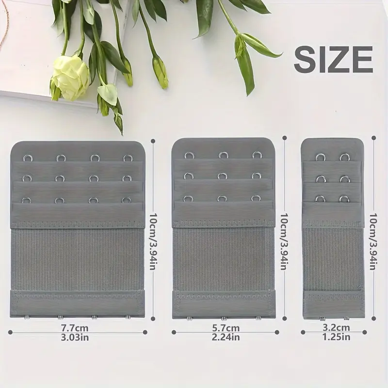 12 elastic bra buckles, underwear extension buckles, 2/ 3/ 4 hook buckles, adjustable back buckles, underwear buckle extension buckles 3