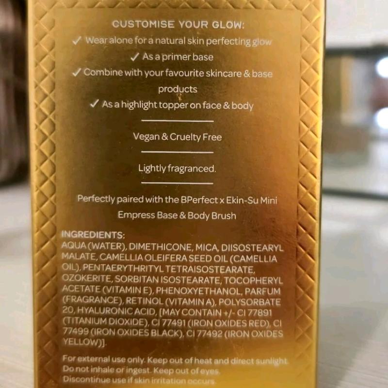BPerfect Ekin-Su Radiant Glow CHOOSE shades Light 01- Deep 06 2ml SAMPLE ONLY 7