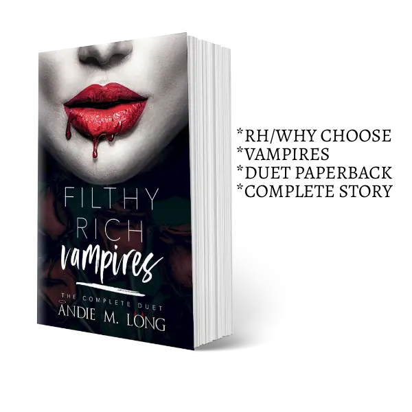 Andie M. Long Filthy Rich Vampires Duet Signed Paperback RH/WHY CHOOSE/Vampires/Spicy 0