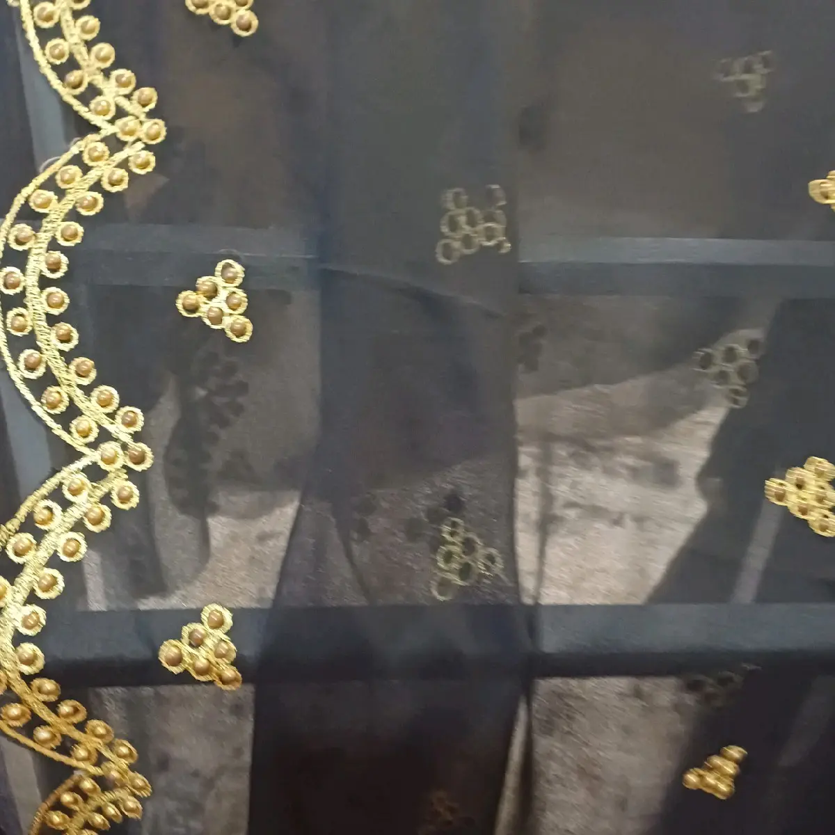 Gabsar with Beads and Black Colour for Any Occasions