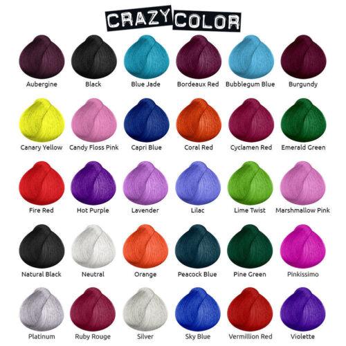 Crazy Color Semi Permanent Hair Color Cream Hair Dye Haircare 4